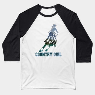 country girl art Baseball T-Shirt